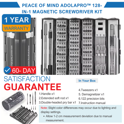 Adolapro™ 128-in-1 Magnetic Screwdriver Kit