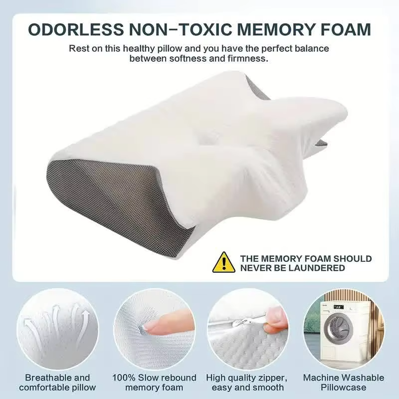 Adolapro™ OrthoRest – Memory Foam Neck Pillow