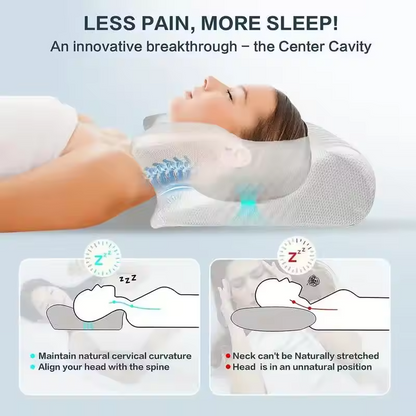 Adolapro™ OrthoRest – Memory Foam Neck Pillow